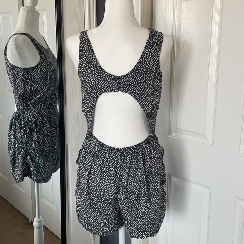 Wild Pearl polka dot romper